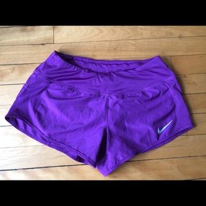 Nike Electric Purple Running Shorts